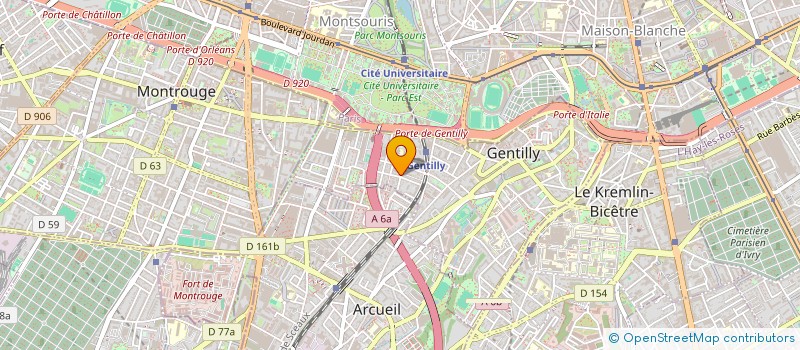 localisation de l'entreprise COPR 32 BIS RUE DES CHAMPS ELYSEES  94 GENTILLY à GENTILLY