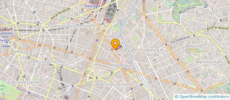 localisation de l'entreprise COPR 32 RUE DE LANCRY 75010 PARIS  PARIS