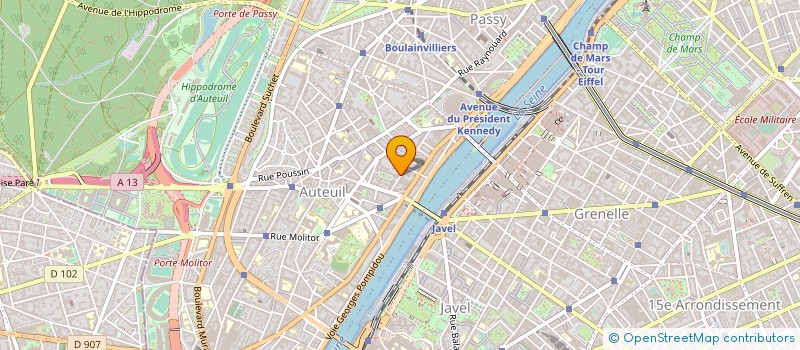 localisation de l'entreprise COPR 32 RUE FELICIEN DAVID 75016 PARIS  PARIS