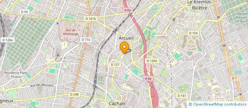 localisation de l'entreprise COPR 33/35 RUE DE LA DIVISION LECLERC 94 ARCUEIL à ARCUEIL