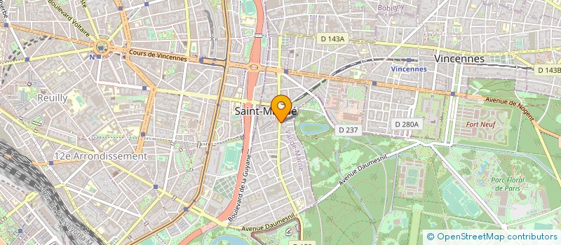 localisation de l'entreprise COPR 33 AV CHARLES DE GAULLE 94 SAINT MANDE  SAINT-MANDE