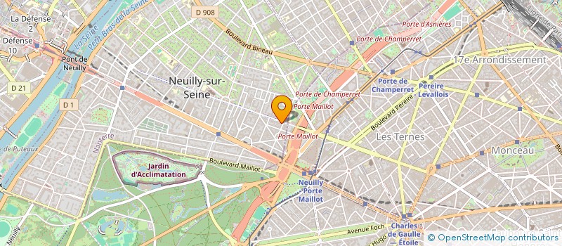 localisation de l'entreprise COPR 33 AV DU ROULE 92200 NEUILLY SUR SEINE à NEUILLY-SUR-SEINE