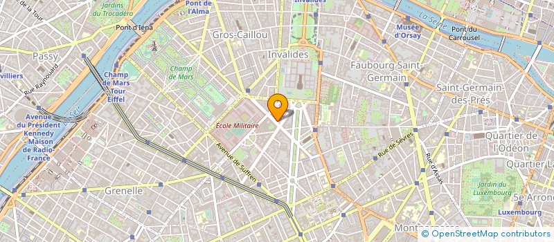 localisation de l'entreprise COPR 33 AV DUQUESNE 75007 PARIS  PARIS