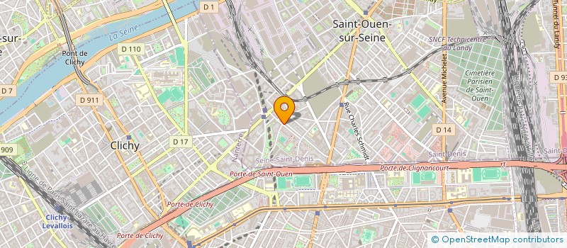 localisation de l'entreprise COPR 33 RUE ARAGO 93400 SAINT OUEN à SAINT-OUEN-SUR-SEINE