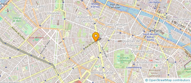 localisation de l'entreprise COPR 33 RUE DE SEVRES 75006 PARIS  PARIS