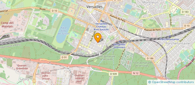 localisation de l'entreprise COPR 33 RUE DES BOURDONNAIS 78000 VERSAILLES à VERSAILLES