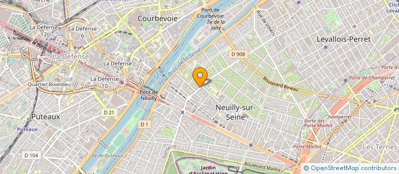 localisation de l'entreprise COPR 33 RUE DU CHATEAU 92200 NEUILLY SUR SEINE à NEUILLY-SUR-SEINE