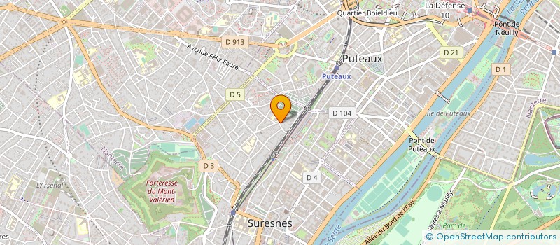 localisation de l'entreprise COPR 33 RUE VOLTAIRE à SURESNES