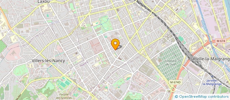 localisation de l'entreprise COPR. 34.34 BIS RUE TURINAZ  NANCY