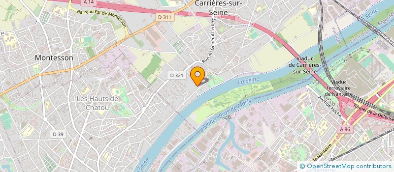 localisation de l'entreprise COPR 34-36 RUE VICTOR HUGO 78420 CARRIERES SUR SEINE  CARRIERES-SUR-SEINE