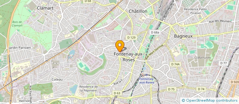 localisation de l'entreprise COPR 34 A 36 RUE LEDRU ROLLIN 92 FONTENAY AUX ROSES à FONTENAY-AUX-ROSES