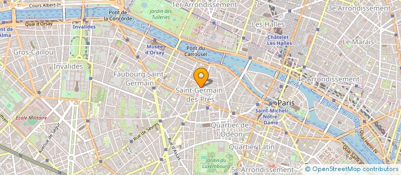 localisation de l'entreprise COPR 34 R BONAPARTE  PARIS