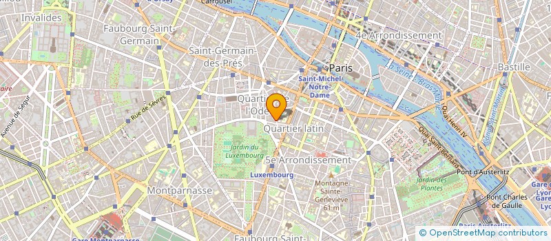 localisation de l'entreprise COPR 34 RUE MONSIEUR LE PRINCE 75006 PARIS  PARIS