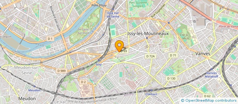 localisation de l'entreprise COPR 34 RUE PIERRE CORBY à ISSY-LES-MOULINEAUX