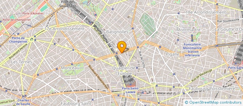 localisation de l'entreprise COPR 35 BD DES BATIGNOLLES 75008 PARIS  PARIS