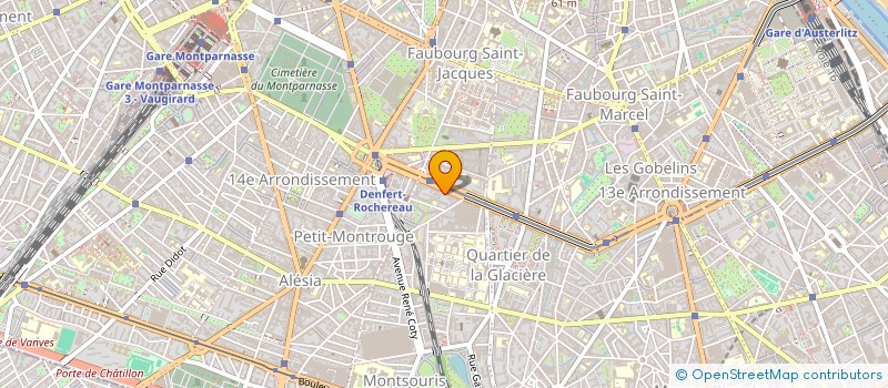 localisation de l'entreprise COPR 35 BD SAINT JACQUES 75014 PARIS  PARIS