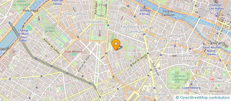 localisation de l'entreprise COPR 35 RUE BARBET PARIS 07  PARIS