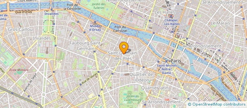 localisation de l'entreprise COPR 35 RUE DE BONAPARTE 75006 PARIS  PARIS