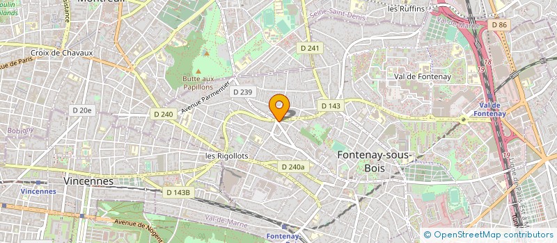 localisation de l'entreprise COPR 35 RUE MIRABEAU 94120 FONTENAY SOUS BOIS à FONTENAY-SOUS-BOIS