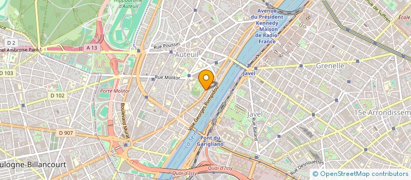 localisation de l'entreprise COPR 36/38 AV DE VERSAILLES 75016 PARIS  PARIS