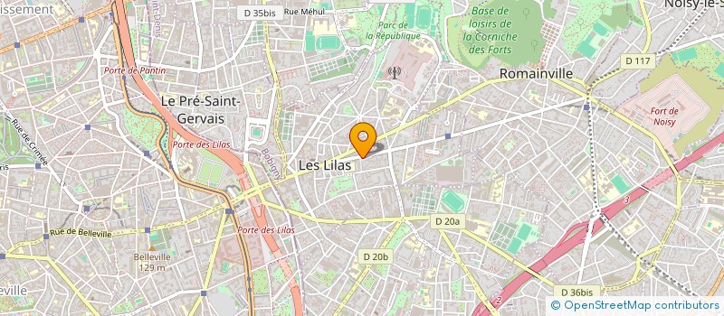 localisation de l'entreprise COPR 36 BD DE LA LIBERTE 93260 LES LILAS  LES LILAS
