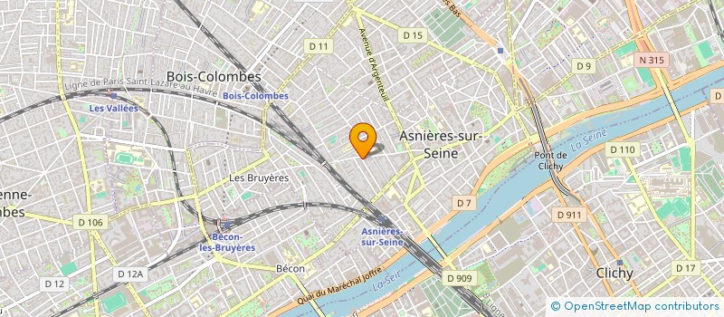 localisation de l'entreprise COPR 36 R WALDECK ROUSSEAU 92600 ASNIERES SUR SEINE à ASNIERES-SUR-SEINE