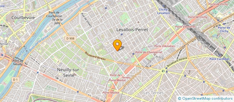 localisation de l'entreprise COPR 36 RUE CHAPTAL 92300 LEVALLOIS PERRET à LEVALLOIS-PERRET