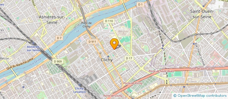 localisation de l'entreprise COPR 36 RUE GASTON PAYMAL 92 CLICHY à CLICHY