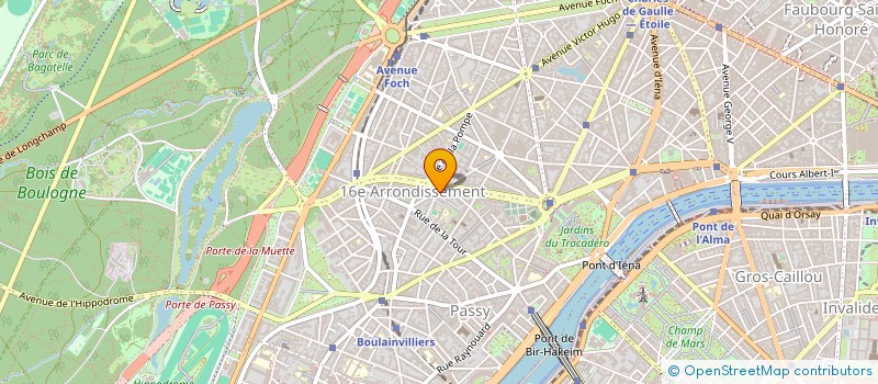 localisation de l'entreprise COPR 37 RUE DECAMPS 75016 PARIS  PARIS