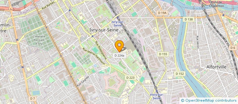 localisation de l'entreprise COPR 37 RUE RASPAIL 94200 IVRY SUR SEINE à IVRY-SUR-SEINE