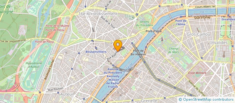 localisation de l'entreprise COPR 37 RUE RAYNOUARD 75016 PARIS  PARIS