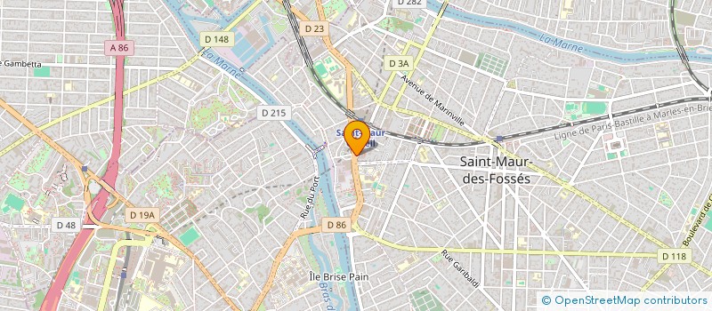 localisation de l'entreprise COPR 38 RUE DES REMISES à SAINT-MAUR-DES-FOSSES