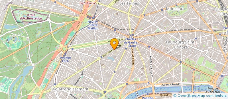 localisation de l'entreprise COPR 39 AV VICTOR HUGO 75016 PARIS  PARIS