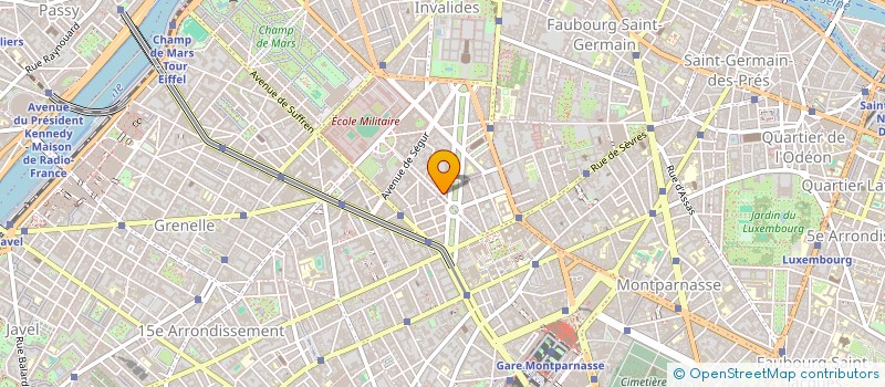 localisation de l'entreprise COPR 39 AVENUE DE SAXE 75 PARIS  PARIS