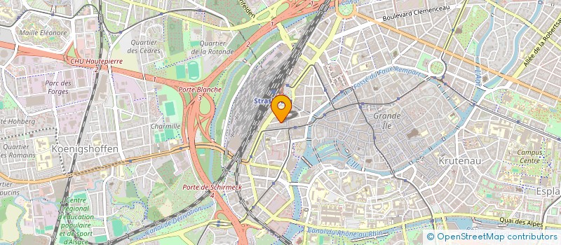 localisation de l'entreprise COPR 39 R DE LA COURSE  STRASBOURG
