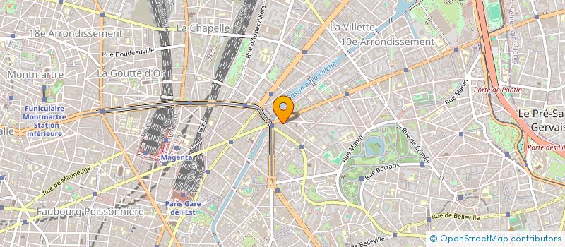 localisation de l'entreprise COPR 39 RUE BOURET 75019 PARIS  PARIS