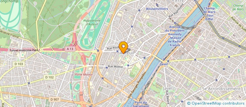 localisation de l'entreprise COPR 39 RUE D AUTEUIL 75016 PARIS  PARIS