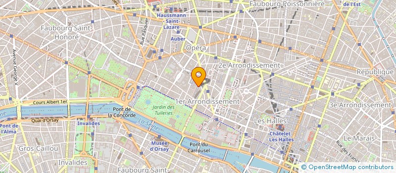localisation de l'entreprise COPR 39 RUE ST ROCH 75001 PARIS à PARIS