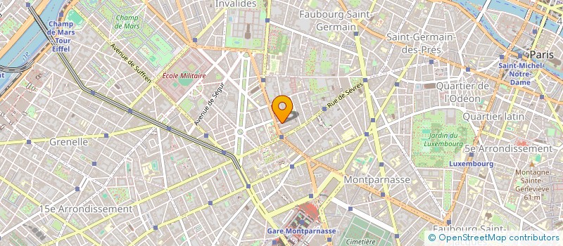 localisation de l'entreprise COPR 4 AV CONSTANT COQUELIN 75007 PARIS  PARIS