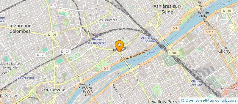 localisation de l'entreprise COPR 4 AV DU 11 NOVEMBRE 92400 COURBEVOIE à COURBEVOIE