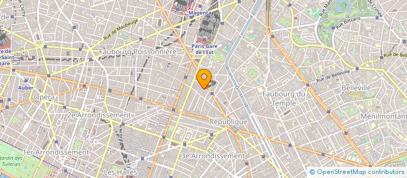 localisation de l'entreprise COPR 4 CITE DE MAGENTA 75010 PARIS  PARIS