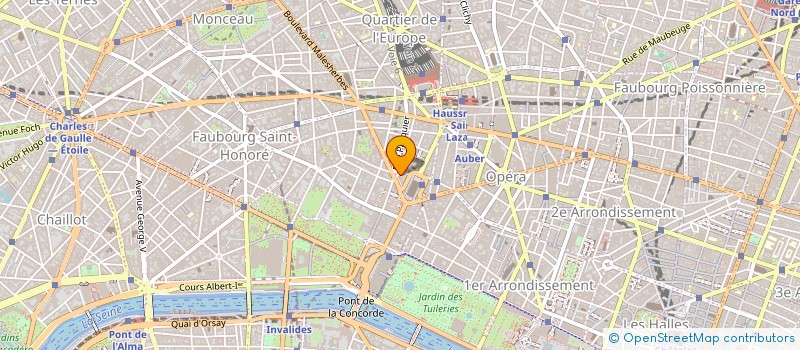 localisation de l'entreprise COPR 4 R DE L ARCADE 75008 PARIS  PARIS