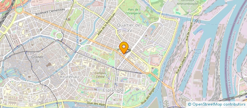 localisation de l'entreprise COPR 4 R DE L ARGONNE à STRASBOURG