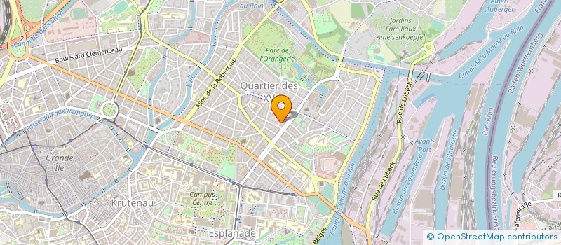localisation de l'entreprise COPR 4 R MOZART à STRASBOURG