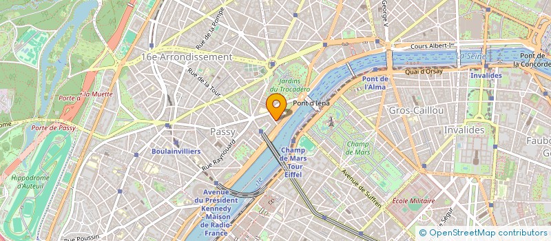 localisation de l'entreprise COPR 4 RUE BEETHOVEN 75016 PARIS  PARIS