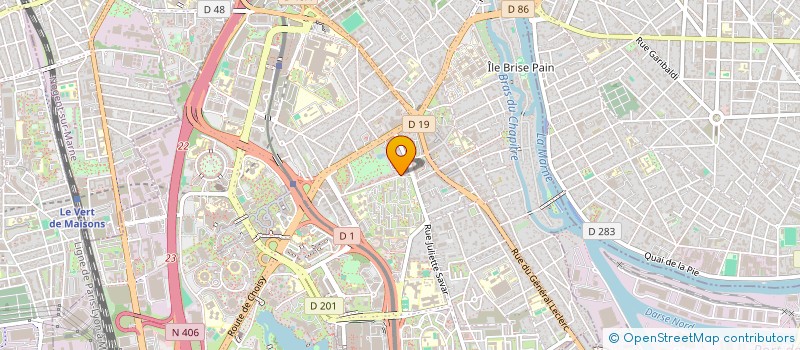 localisation de l'entreprise COPR 4 RUE DE BRETAGNE 36 RUE DE MESLY 94 CRETEIL  CRETEIL