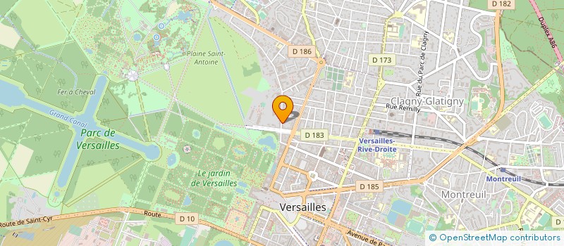 localisation de l'entreprise COPR 4 RUE DU MAL GALLIENI 78000 VERSAILLES à VERSAILLES