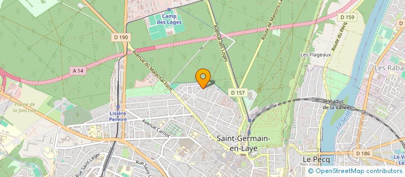 localisation de l'entreprise COPR 4 RUE DUGUAY TROUIN 78 SAINT GERMAIN EN LAYE  SAINT-GERMAIN-EN-LAYE