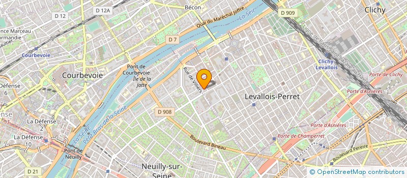 localisation de l'entreprise COPR 4 RUE GREFFULHE 92300 LEVALLOIS PERRET à LEVALLOIS-PERRET