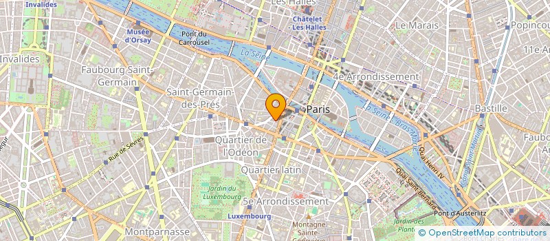 localisation de l'entreprise COPR 4 RUE HAUTEFEUILLE  PARIS